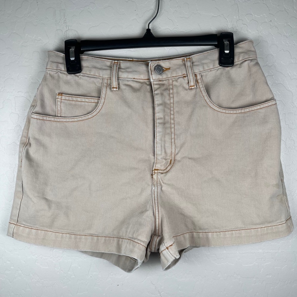 Guess Jeans Tan Wash High Waist Denim Shorts Womens Size‎ 32 Vintage 90s